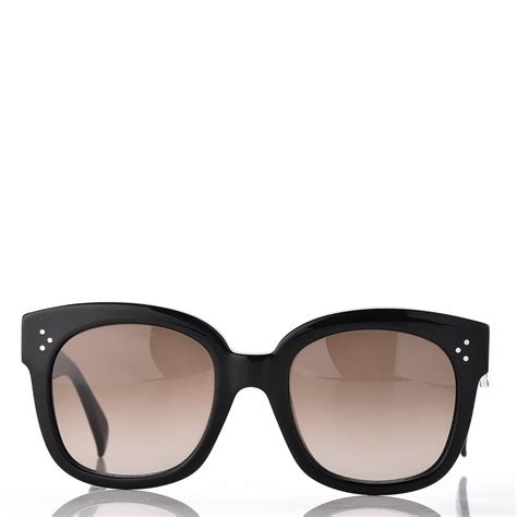 celine 41805 black|CELINE New Audrey Sunglasses CL 41805/S Black.